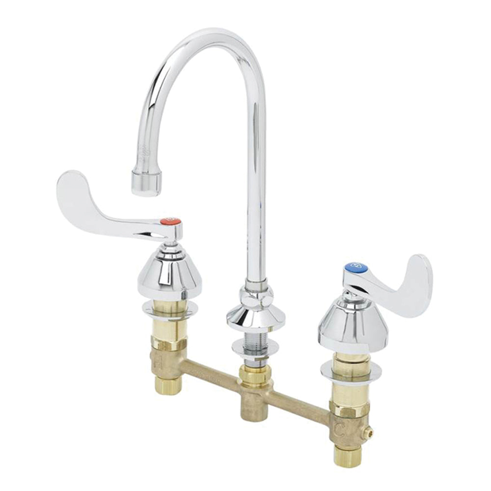 T&S Brass B-2867-04 Swivel/Rigid Medical Faucet, 2.2 gpm, 6-1/4 in H Spout