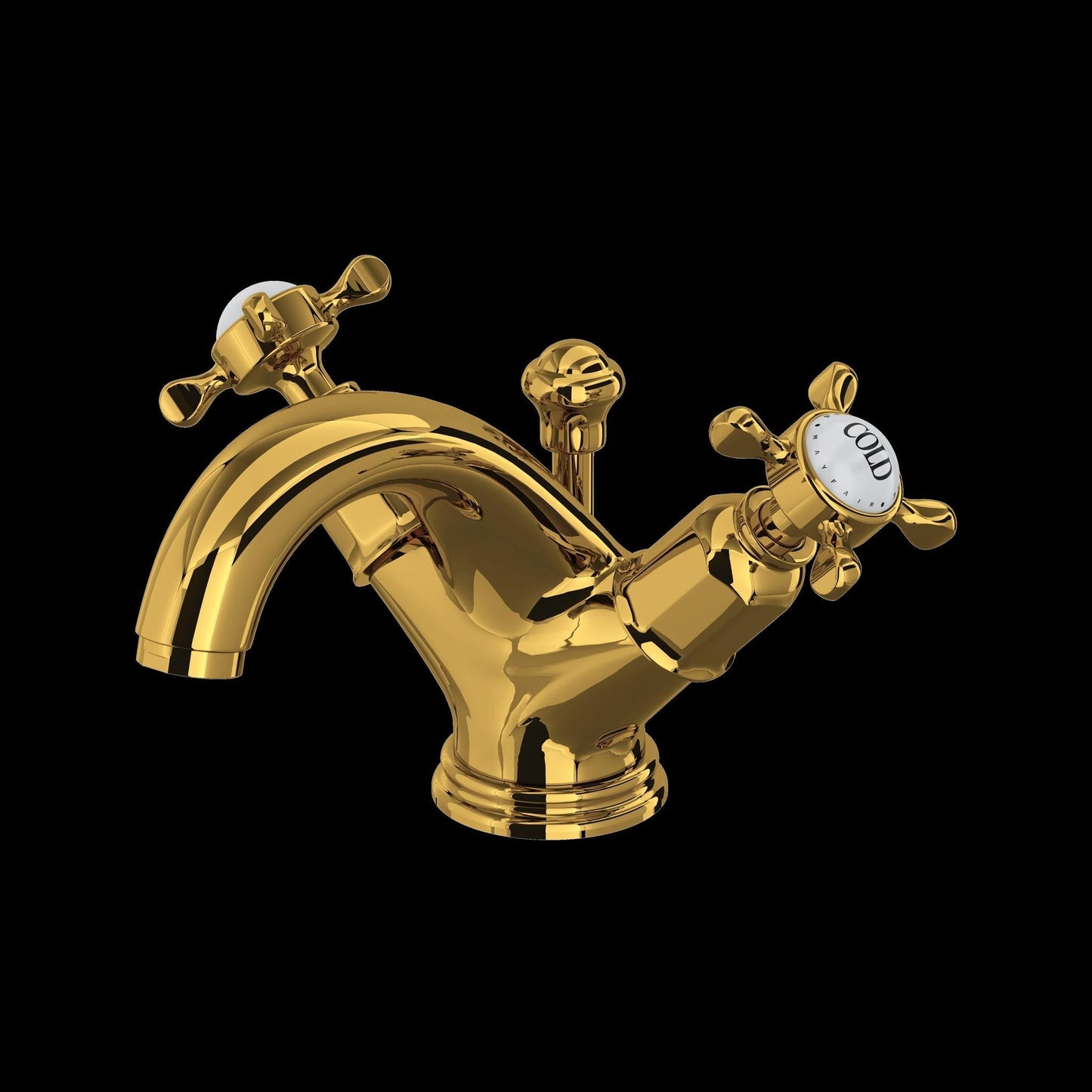 Perrin & Rowe U.3626 Edwardian Two Handle Lavatory Faucet