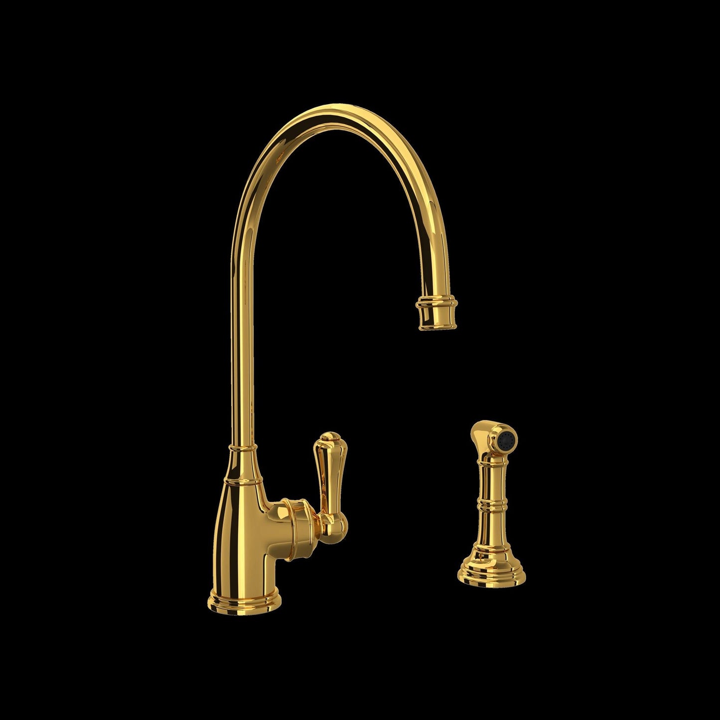Perrin & Rowe U.4702 Georgian Era Kitchen Faucet With Side Spray