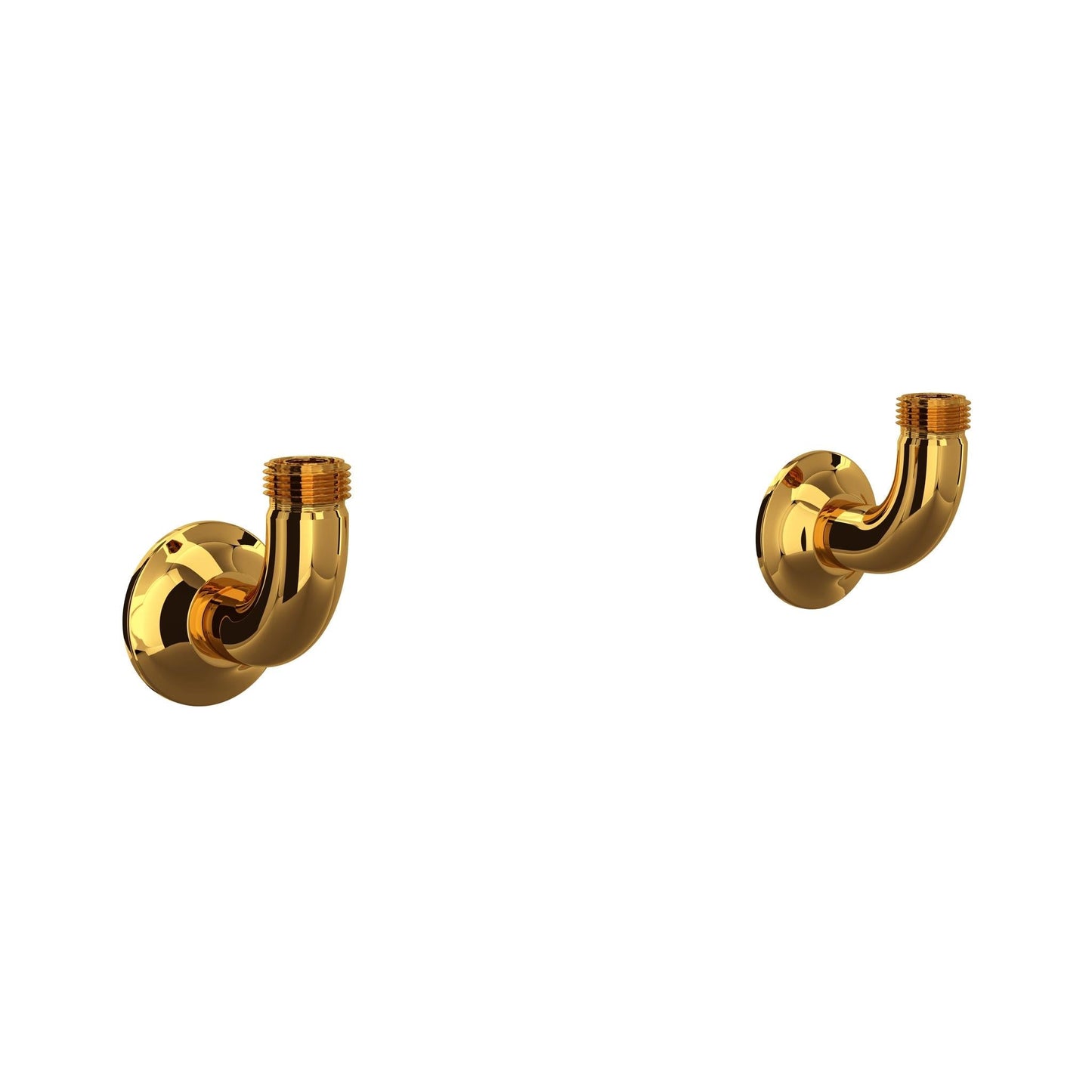 Perrin & Rowe U.6792 Georgian Era Bridge Kitchen Faucet Wall Unions