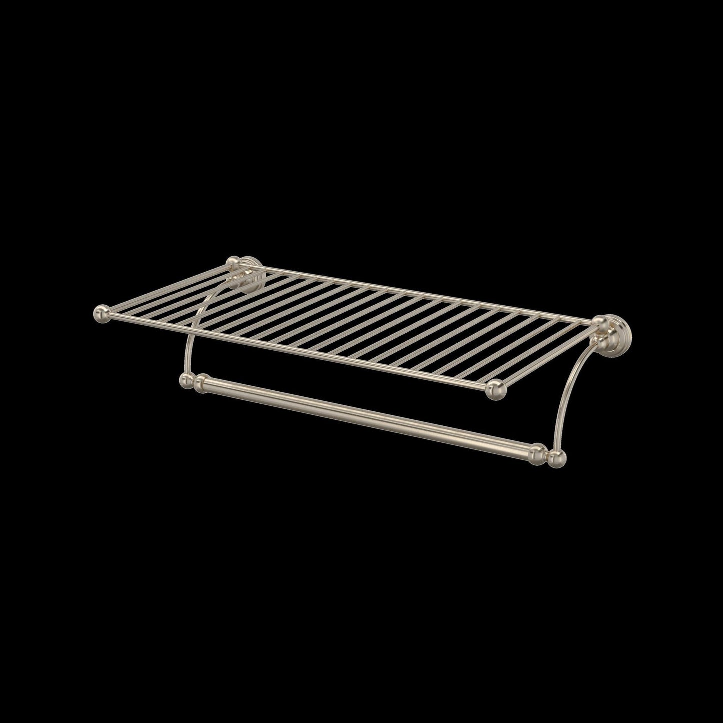 Perrin & Rowe U.6961 Edwardian Wall Mount Towel Shelf