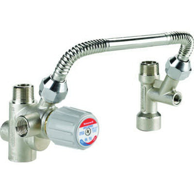Honeywell AMX300TLF/U 3/4" Water Heater Kit - Valve, Tee, and 8" Flex Connector LF