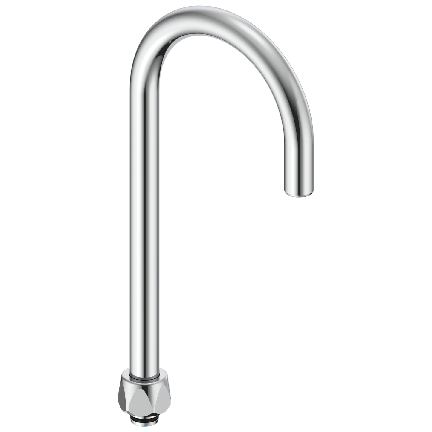 Commercial Instit Parts W6890 Rigid/Swivel Gooseneck Spout (17089-3 ) - Chrome