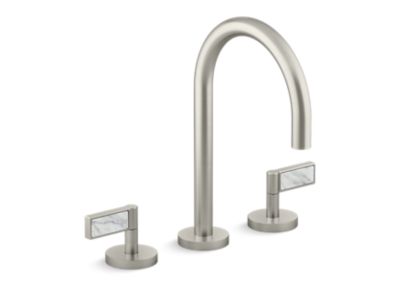 Kallista P24490-WC One Basin Set, Gooseneck, Lv, Wc Stone