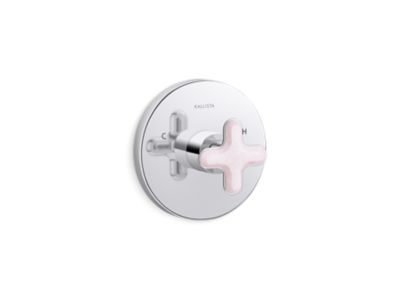 Kallista P32708-RST 002 Thermostatic Trim, Rose Quartz