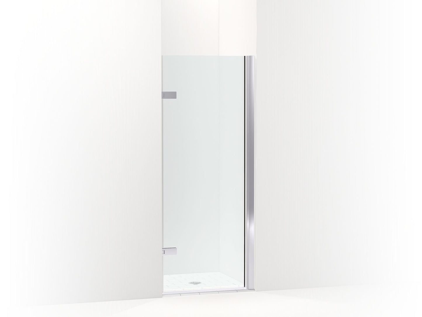 KOHLER K-27707-10L Composed 3/8" pivot door glass and hardware, no handle