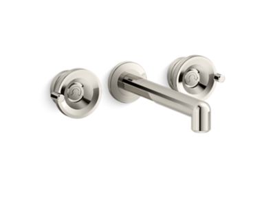 Kallista P34885-BN Vice Wall Mount Fct Wide Spread Wheel