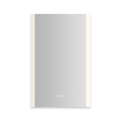 Robern AiO Reserve Cabinet, 20" x 30" x 4", Edge Lit, TUN Lighting, Warm White (2700K) to Cool White (5600K), Dimmable, Interior Lighting, Electrical Outlets, USB Charging Ports, Left Hinge
