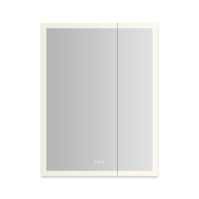 Robern AiO Reserve Cabinet, 30" x 40" x 4", Perimeter Lit, TUN Lighting, Warm White (2700K) to Cool White (5600K), Dimmable, Interior Lighting, Electrical Outlets, USB Charging Ports