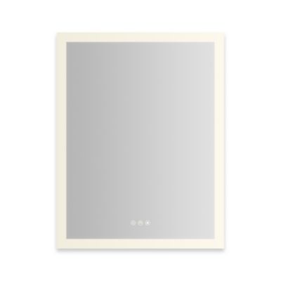 Robern AiO Reserve Cabinet, 24" x 30" x 4", Perimeter Lit, TUN Lighting, Warm White (2700K) to Cool White (5600K), Dimmable, Interior Lighting, Electrical Outlets, USB Charging Ports, Left Hinge