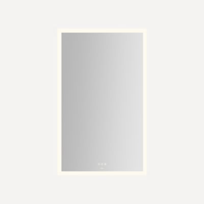 Robern Instinct Lighted Mirror, 30" x 48" x 7/8", Rectangle, Perimeter Light Pattern, TUN Lighting, Warm White (2700K) to Cool White (5600K), Dimmable, Defogger