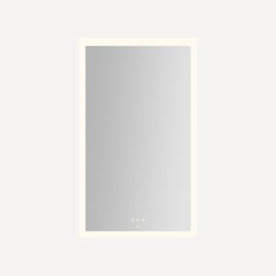 Robern Instinct Lighted Mirror, 24" x 40" x 7/8", Rectangle, Perimeter Light Pattern, TUN Lighting, Warm White (2700K) to Cool White (5600K), Dimmable, Defogger