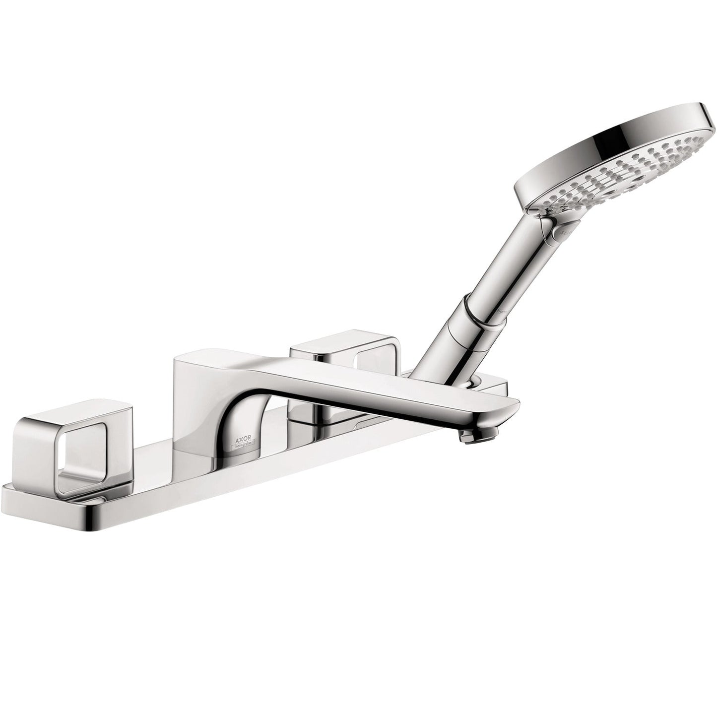 AXOR Urquiola 4-Hole Roman Tub Set Trim with 1.75 GPM Handshower