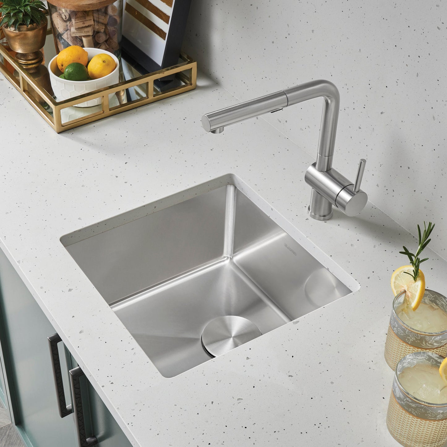 BLANCO Cuvee R15 17" Undermount Stainless Steel Bar Sink