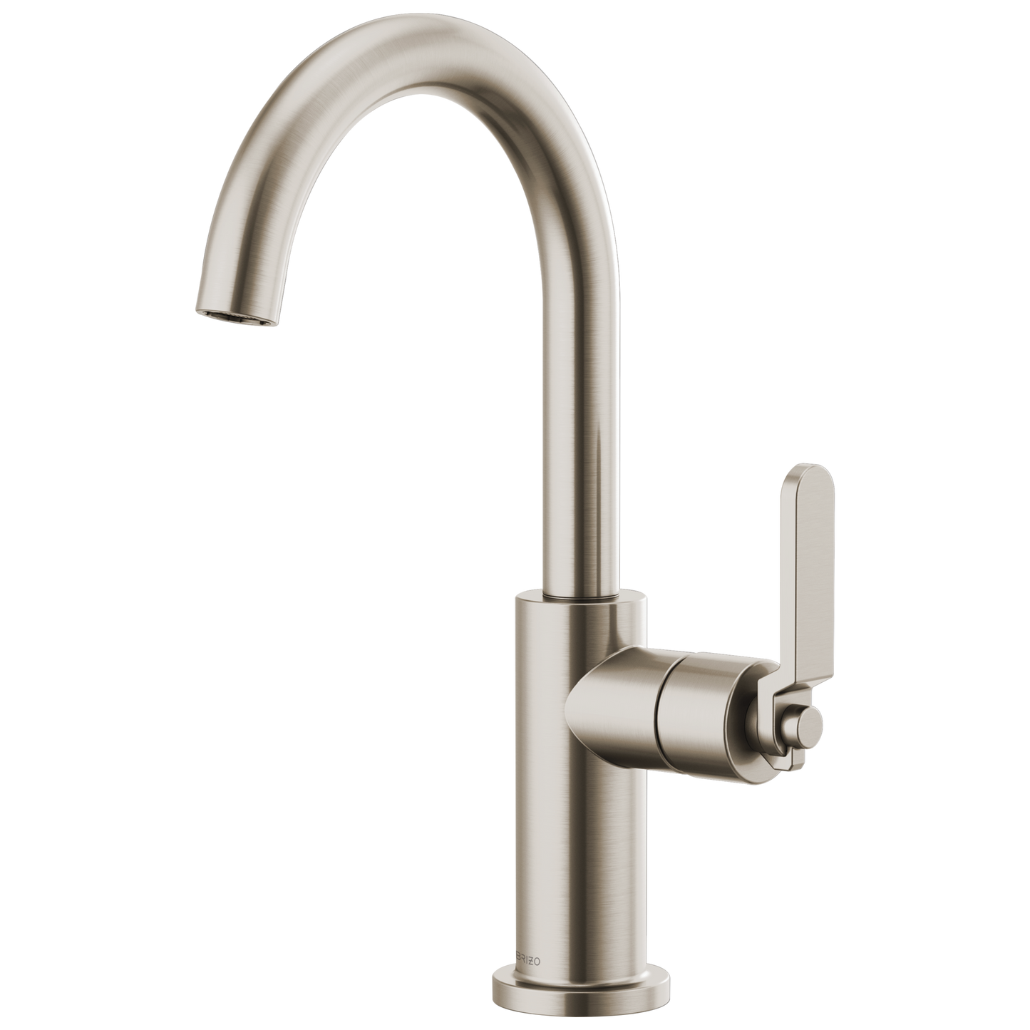 Brizo Litze 61044LF Bar Faucet with Arc Spout and Industrial Handle Kit