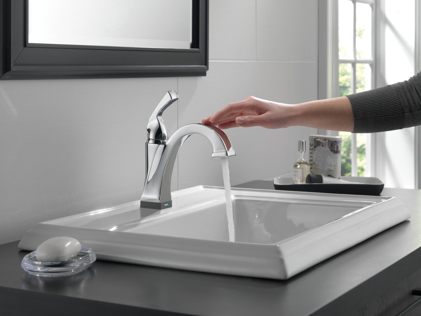 Delta Dryden 551T Touch2O Bathroom Faucet with Touchless Technology