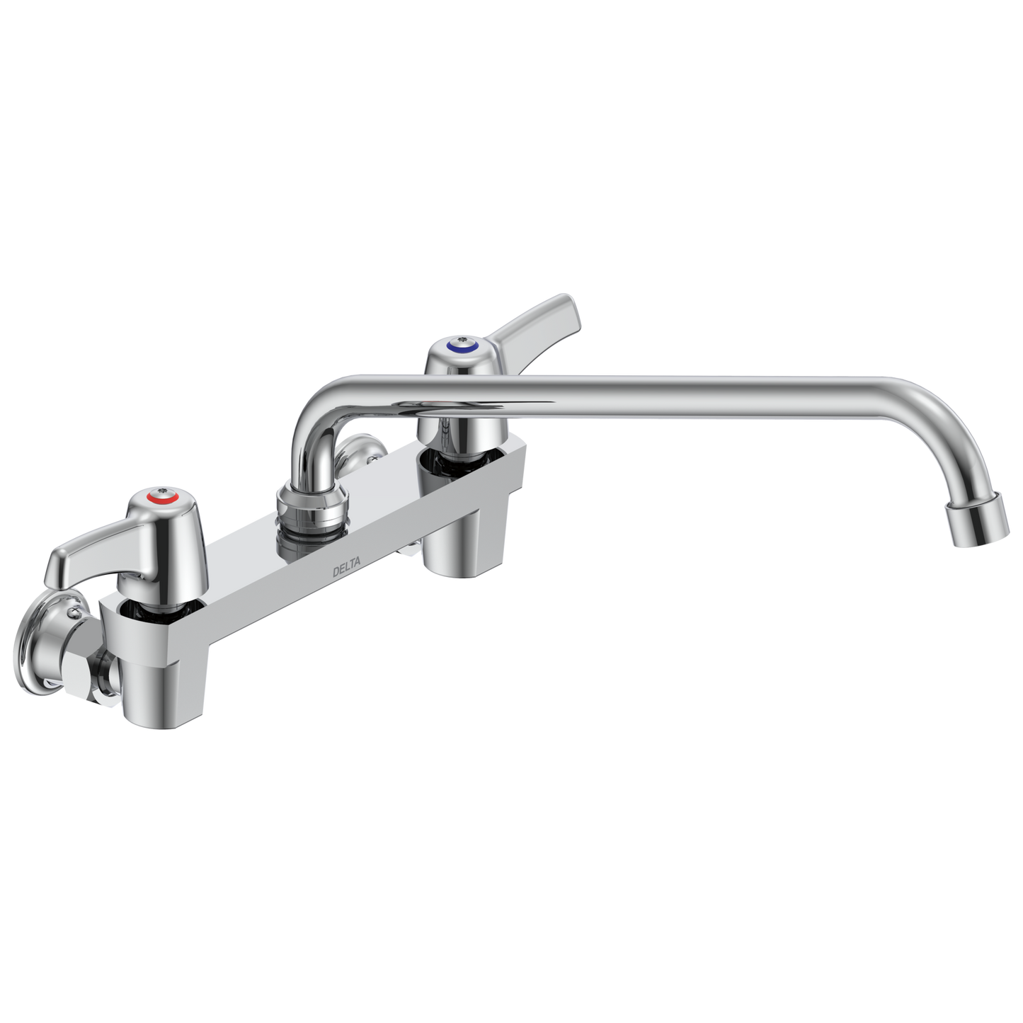 Commercial 28C3 / 28C4 / 28C6 28C4243 Two Handle 8 In Wallmount Service Sink Faucet