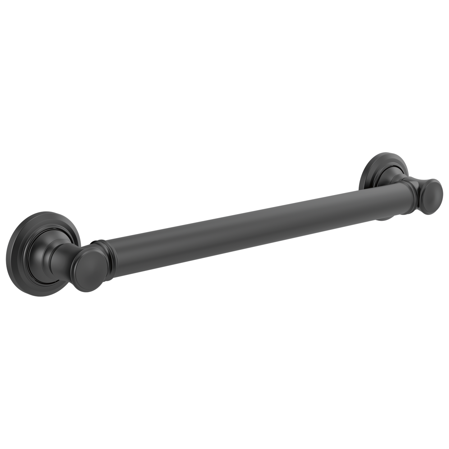 Delta BathSafety 41618 18" Traditional Decorative ADA Grab Bar, matte black