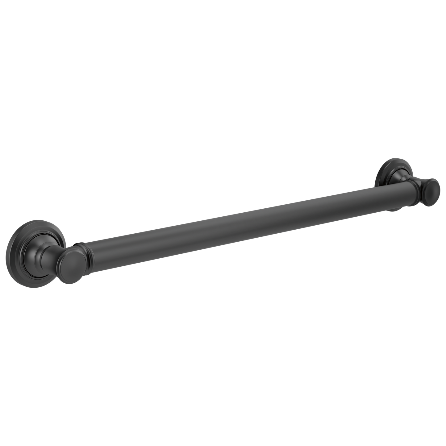 Delta BathSafety 41624 24" Traditional Decorative ADA Grab Bar, matte black