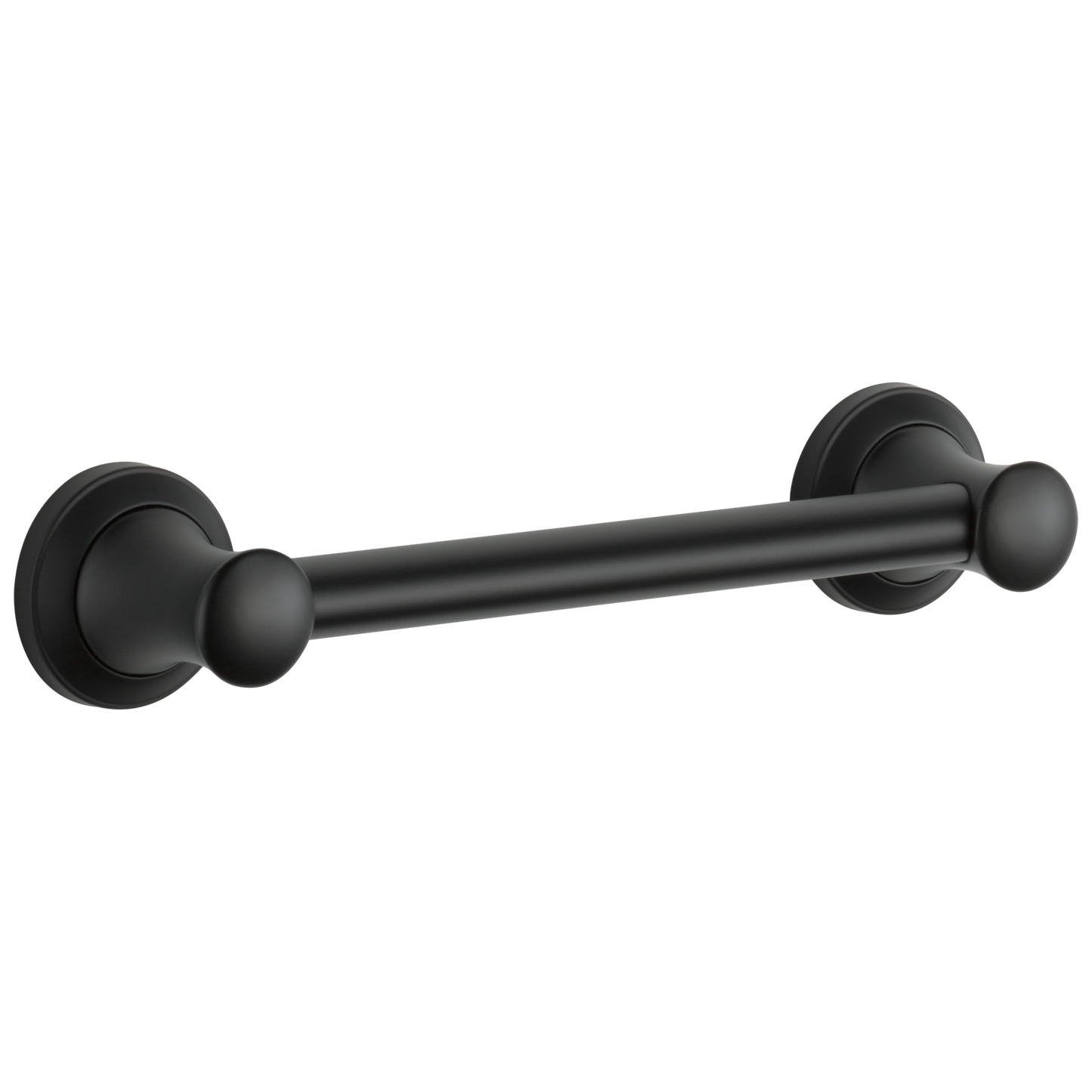 Delta BathSafety 41712 12" Transitional Decorative ADA Grab Bar, matte black