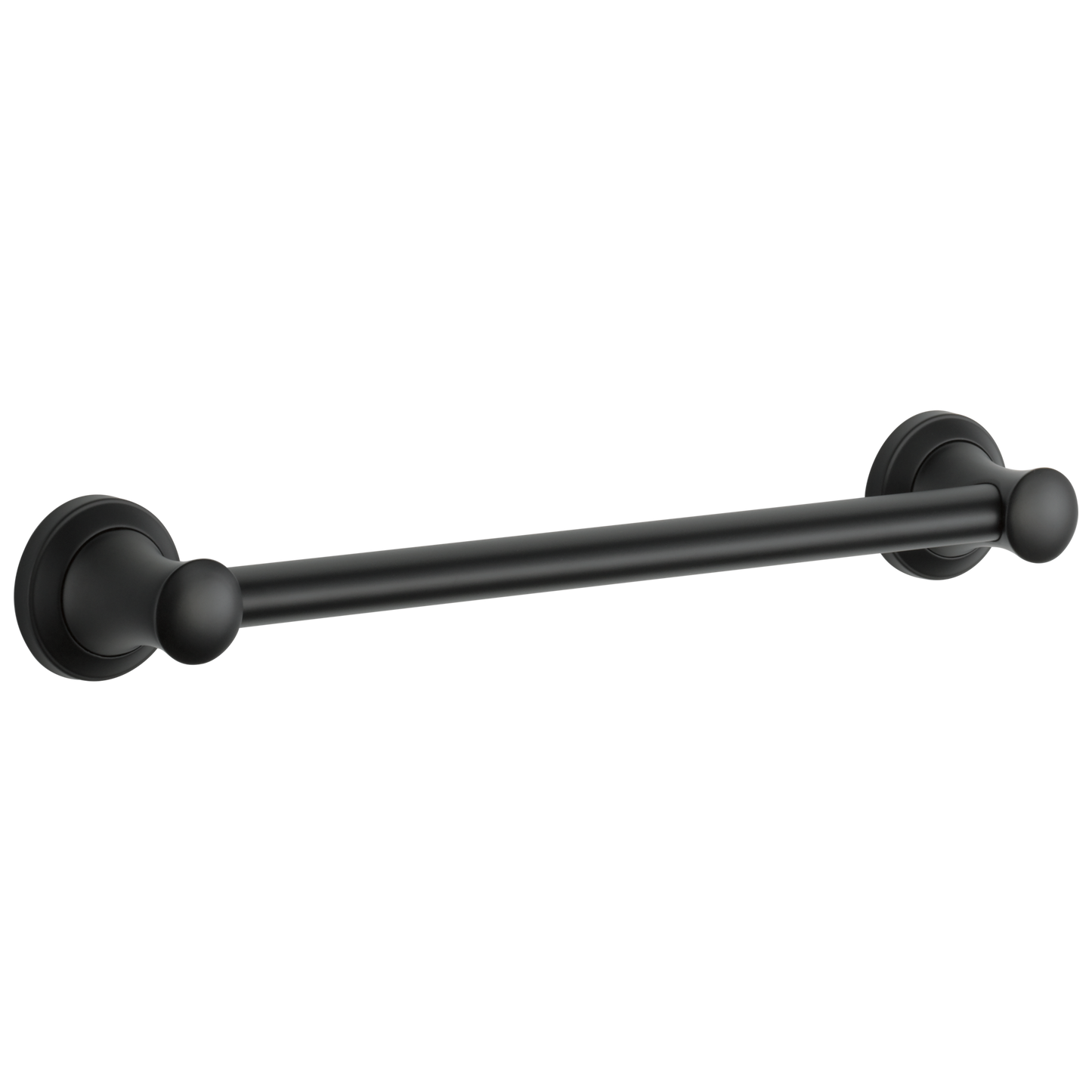 Delta BathSafety 41718 18" Transitional Decorative ADA Grab Bar, matte black