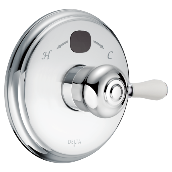 Delta Leland H777SS Porcelain Handle Kit - Tub & Shower