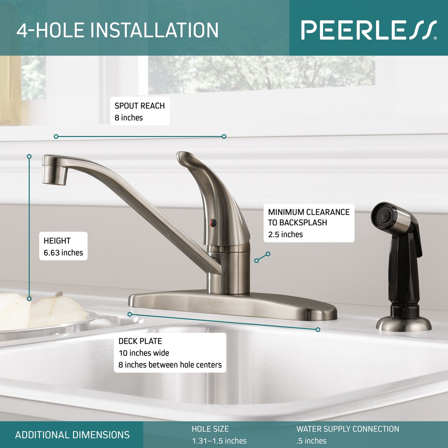 Peerless Core P115LF Single Handle Kitchen Faucet