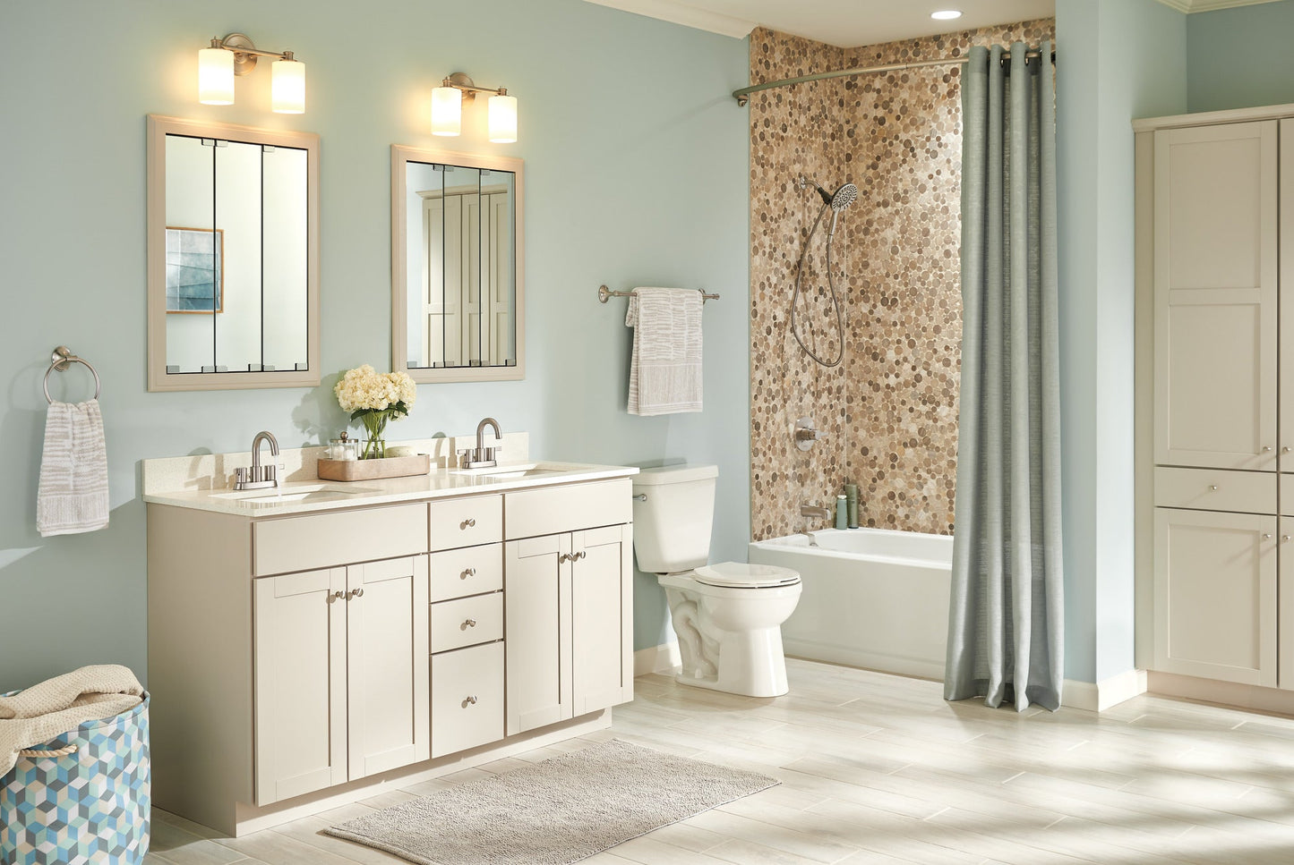 Delta Peerless Precept:P299102LF Two Handle Centerset Bathroom
