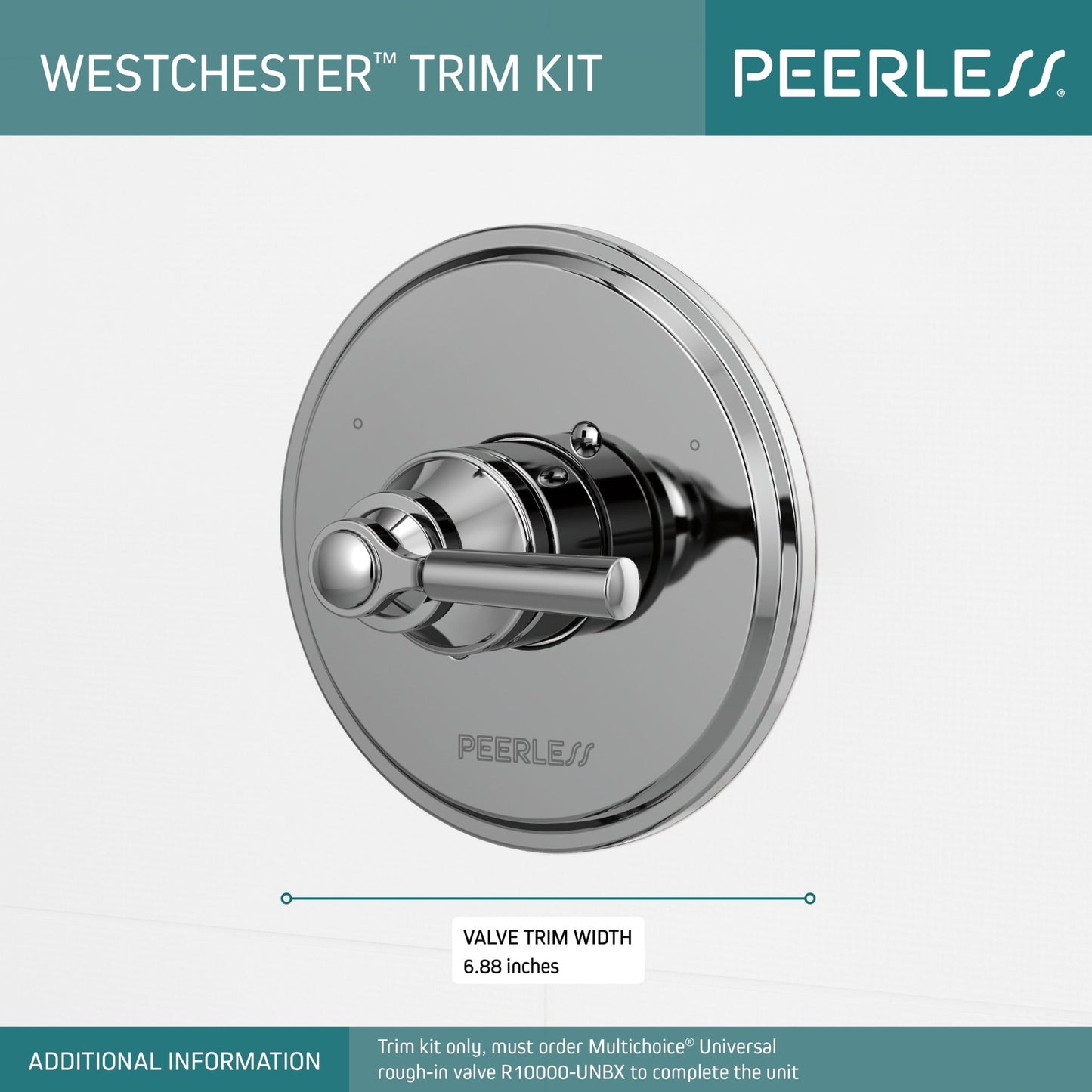 Delta Peerless Westchester:PTT14023 Valve Only Trim 1L 14S