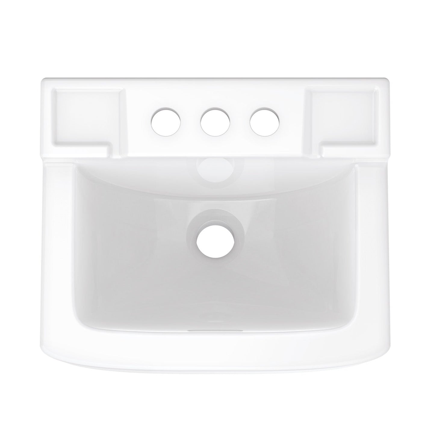 Gerber G0012354 West Point Wall Hung Lav 14x12 4"CC White - White