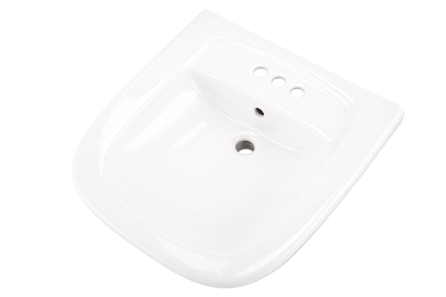 Gerber G0012474 North Point ADA Wall Hung Lav 22"x21.5" 4"CC White - White