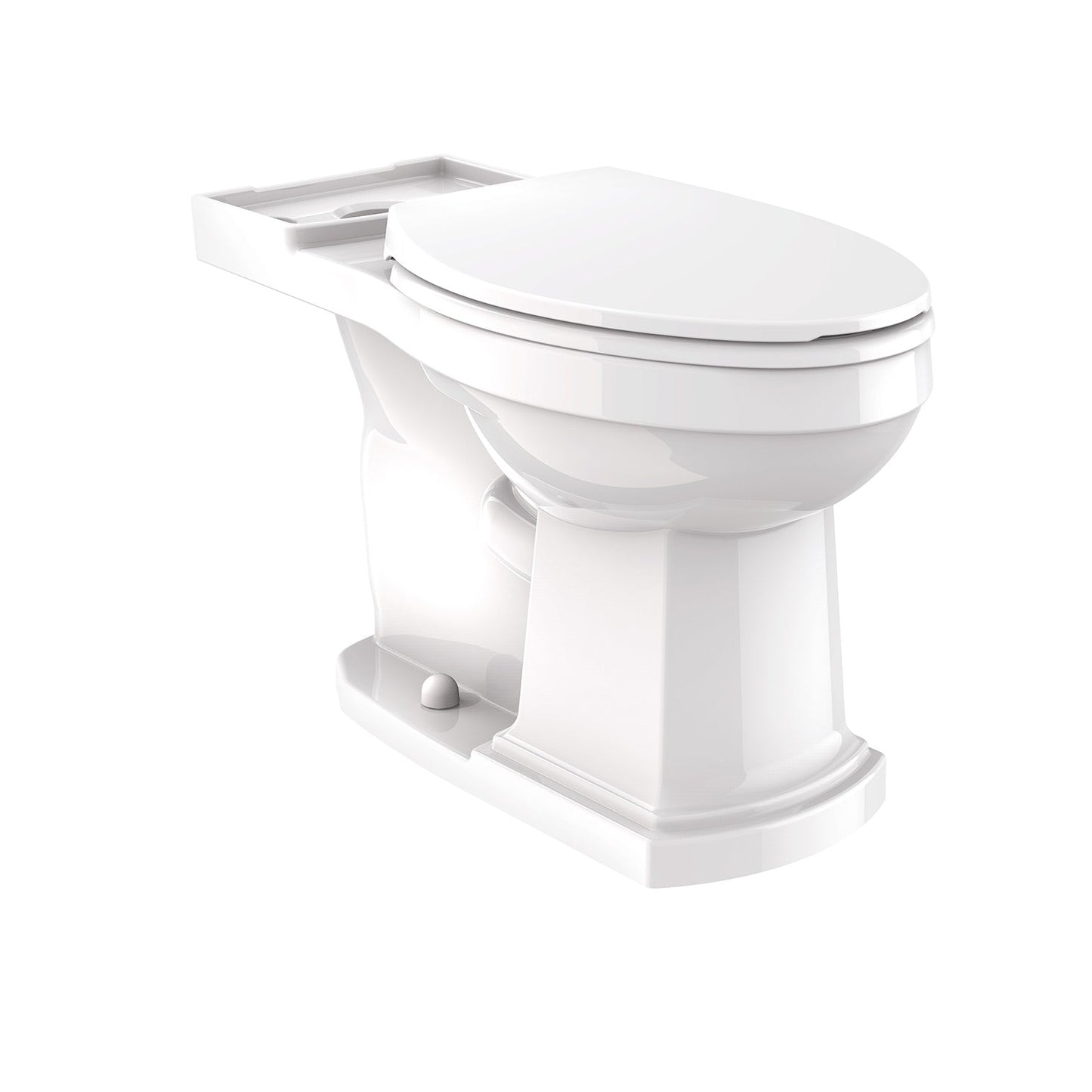 Gerber G0021191 Hinsdale 1.28gpf ADA Elongated Simple CT Bowl White - White