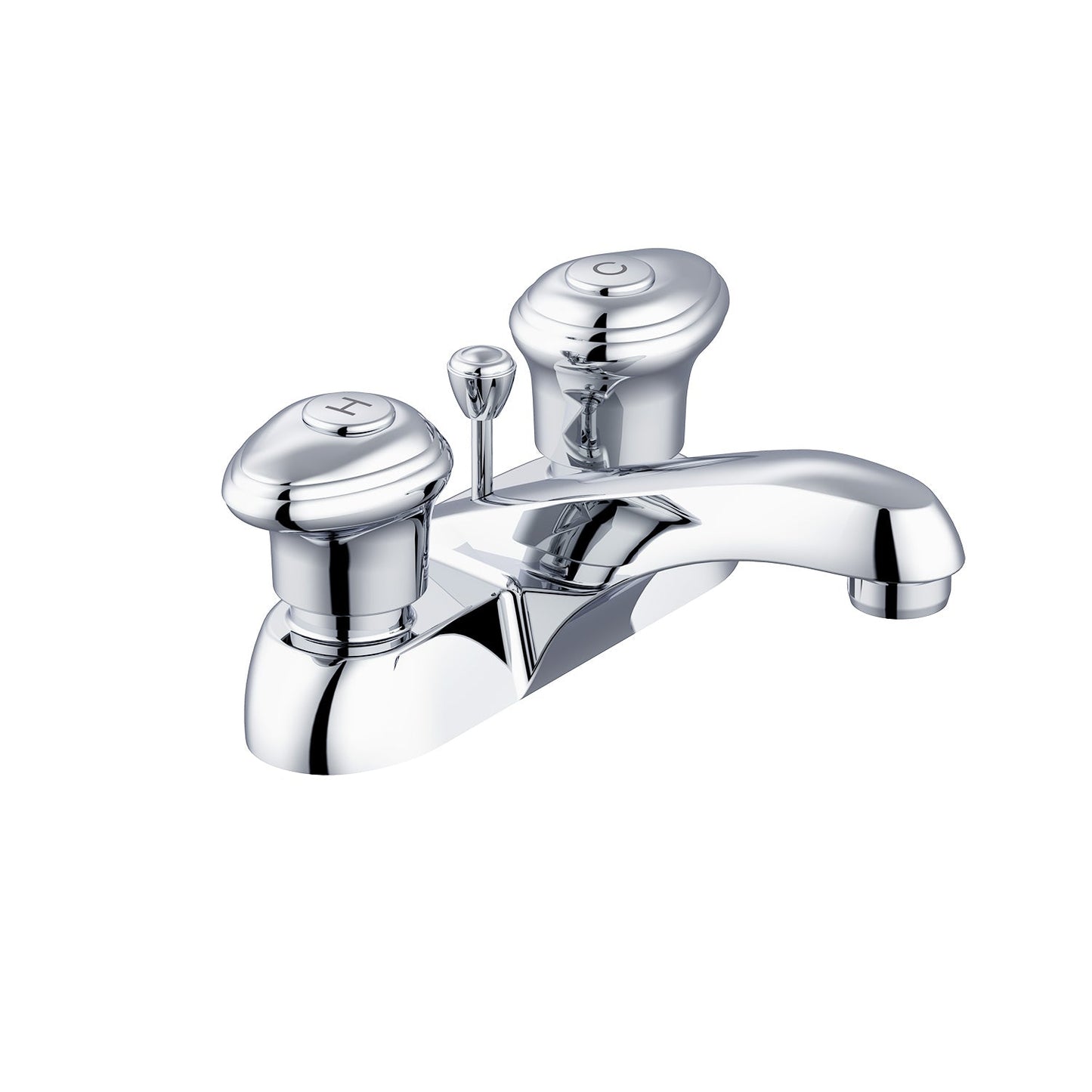 Gerber G0053120 Gerber Hardwater 2H Centerset Lavatory Faucet w/ Metal Pop-Up Drain 1.2gpm Chrome - Chrome