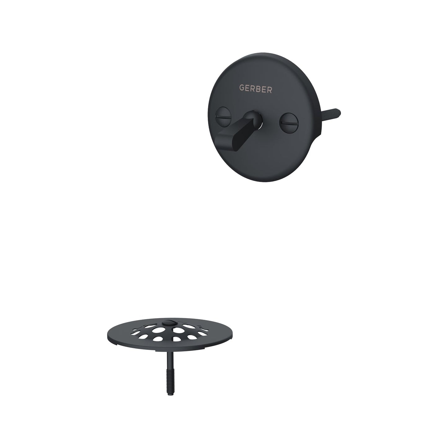 Gerber G0086863 Gerber Classics Trip Lever Drain Trim Kit - Satin Black