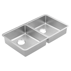 Moen Steel 18 Gauge Double Bowl Sink