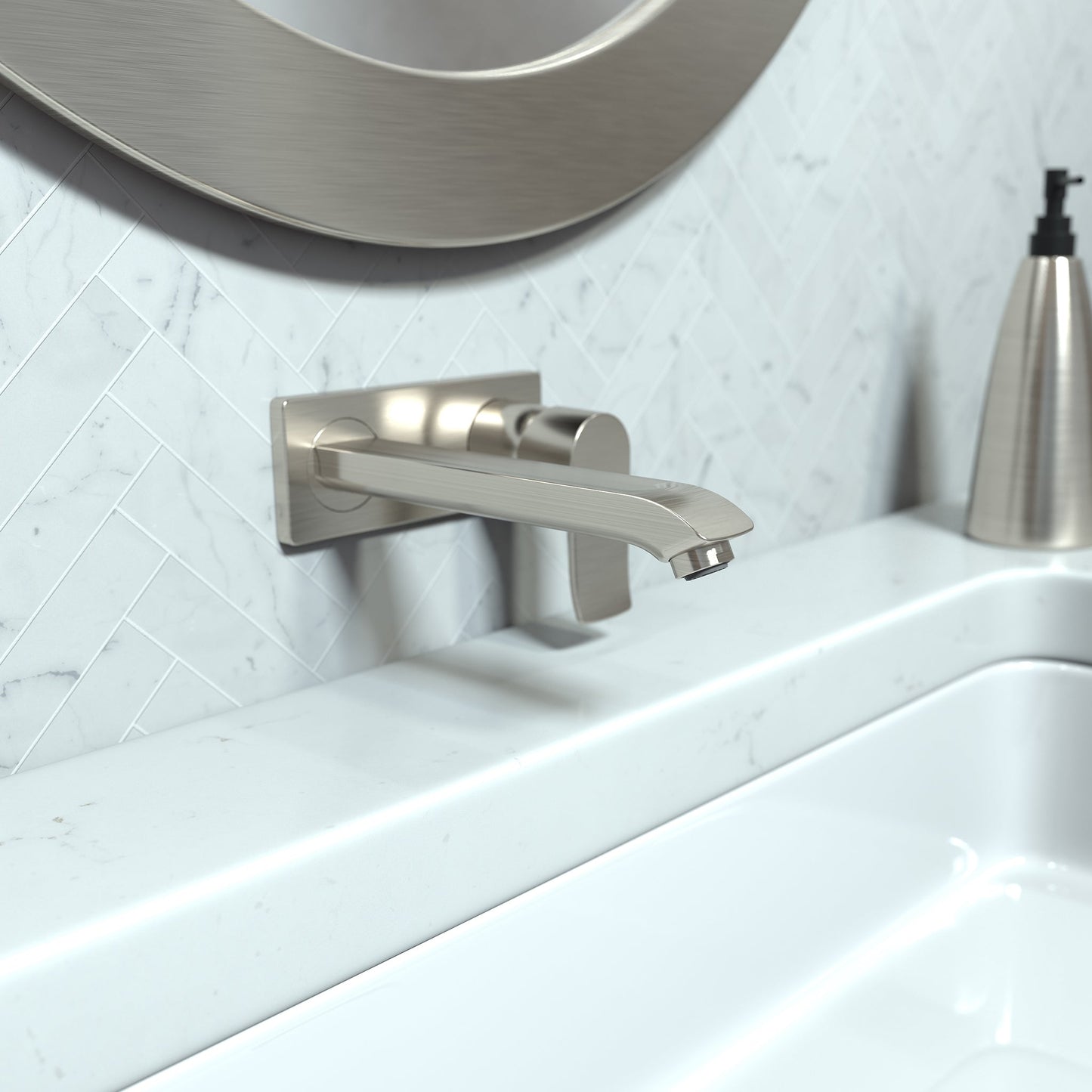 hansgrohe Metris Wall-Mounted Single-Handle Faucet Trim, 1.2 GPM