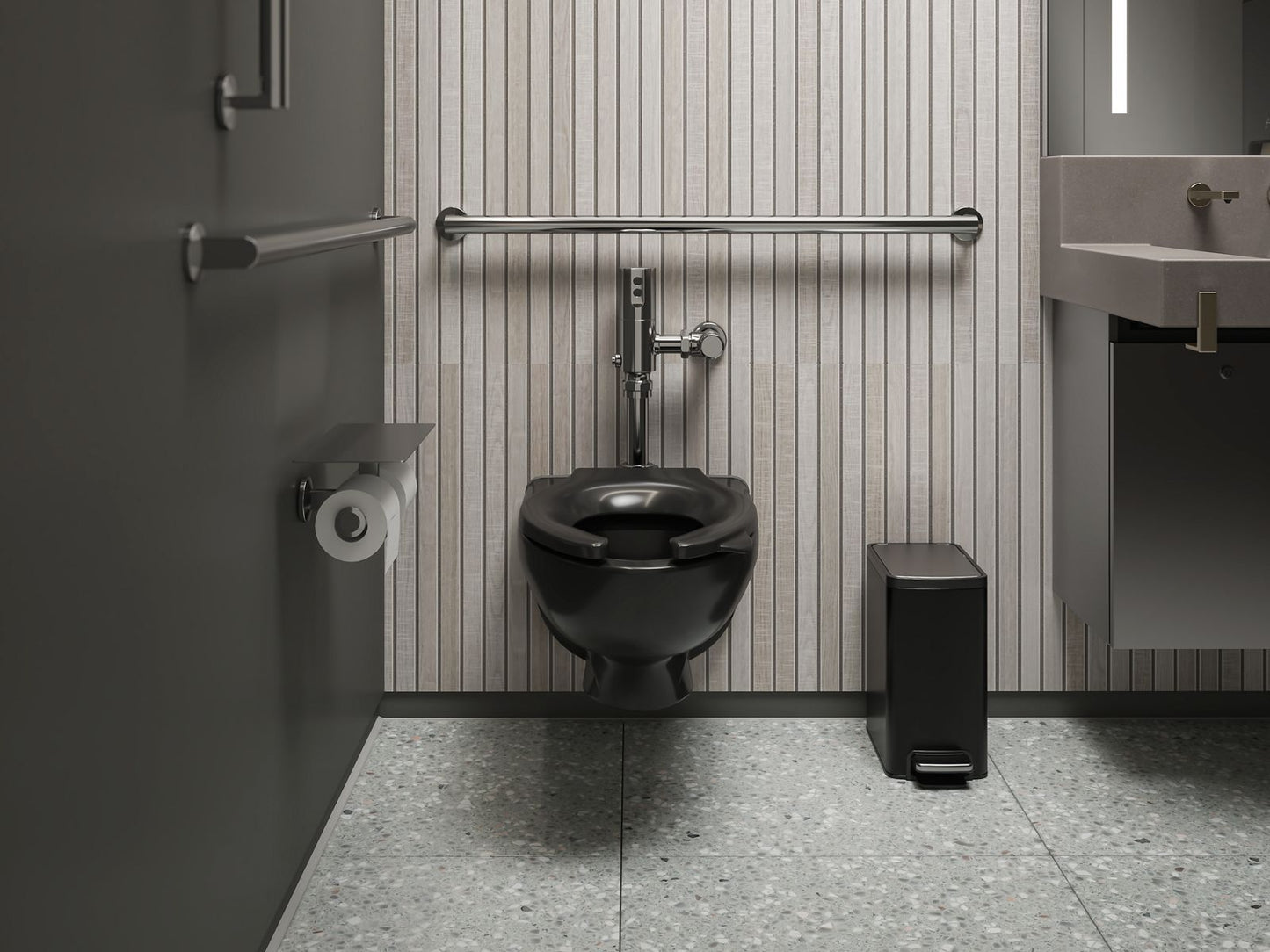 KOHLER K-10TD00R10-RF Mach Tripoint Touchless retrofit toilet flushometer, DC-powered, 1.6 gpf