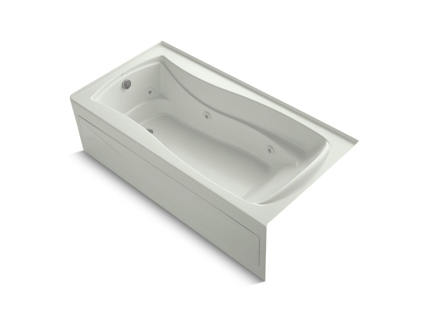 KOHLER K-1257-LAW Mariposa 72" x 36" alcove whirlpool bath with Bask heated surface, left drain