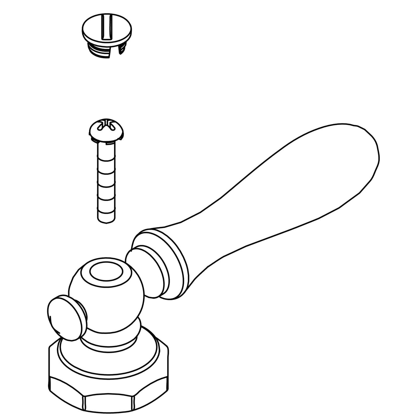 KOHLER K-1277733 Bridge Lever Handle Kit