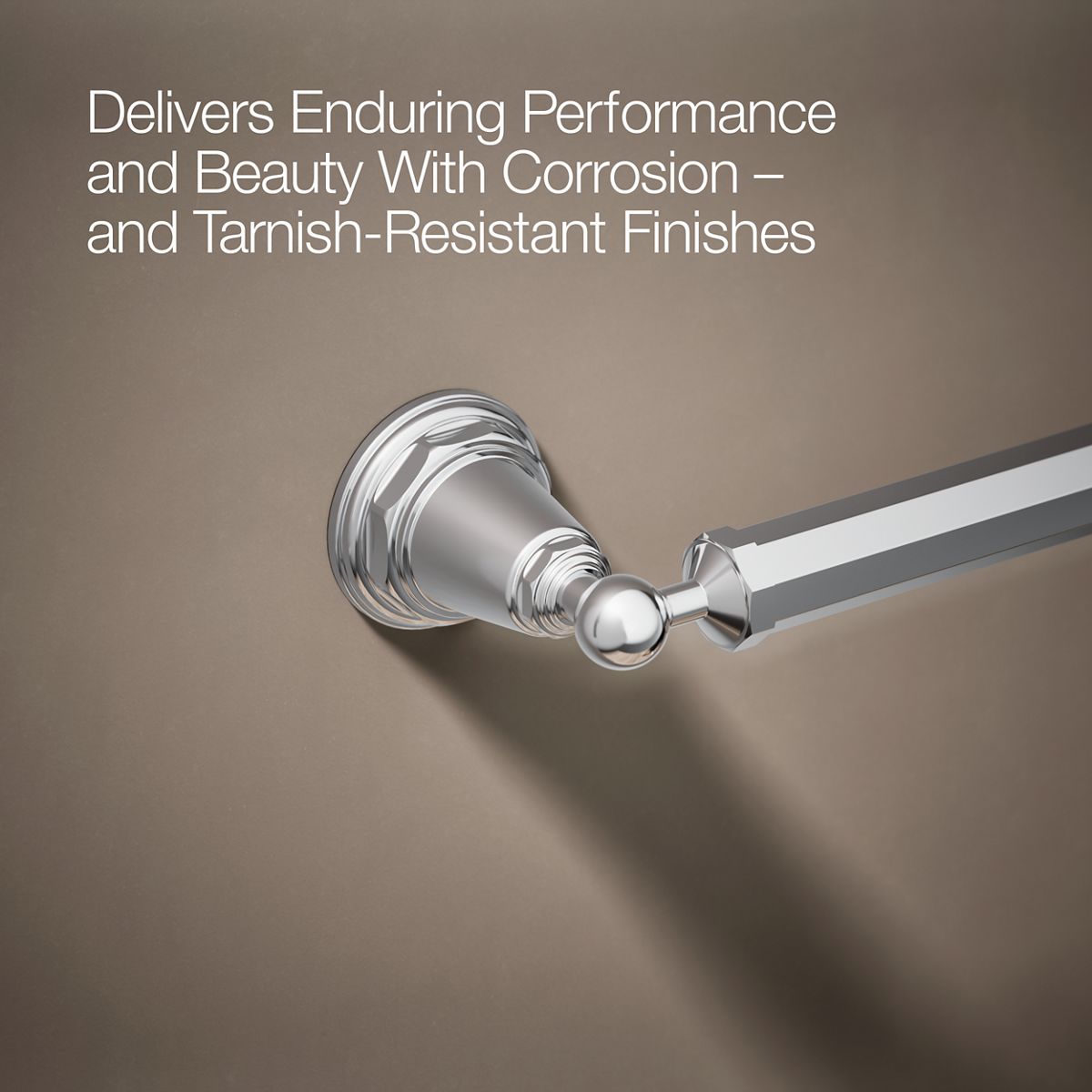 KOHLER K-13109 Pinstripe 24" towel bar
