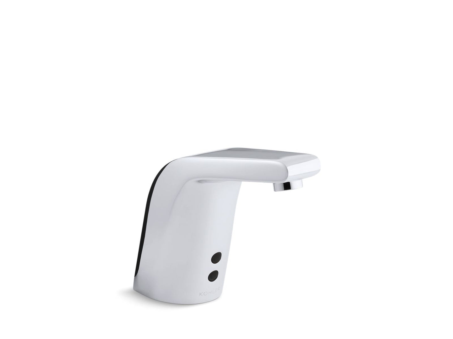 KOHLER K-13463 Sculpted Touchless single-hole lavatory faucet with Insight sensor technology, AC-powered, 0.5 gpm