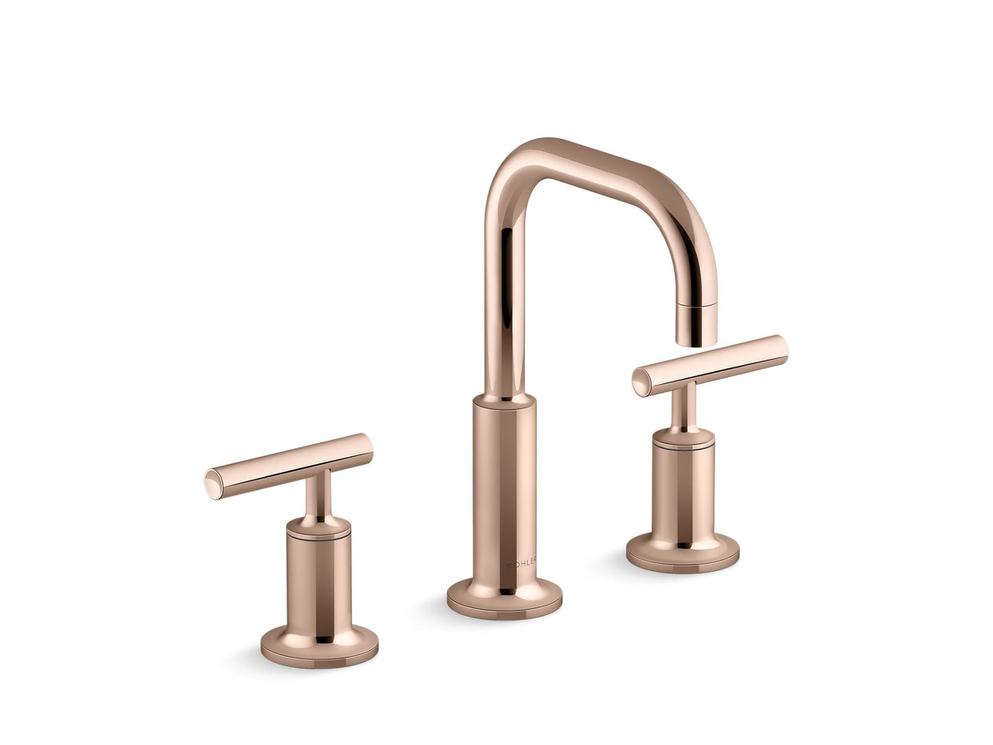 KOHLER Purist Widespread bathroom sink faucet with Lever handles, 1.2 gpm