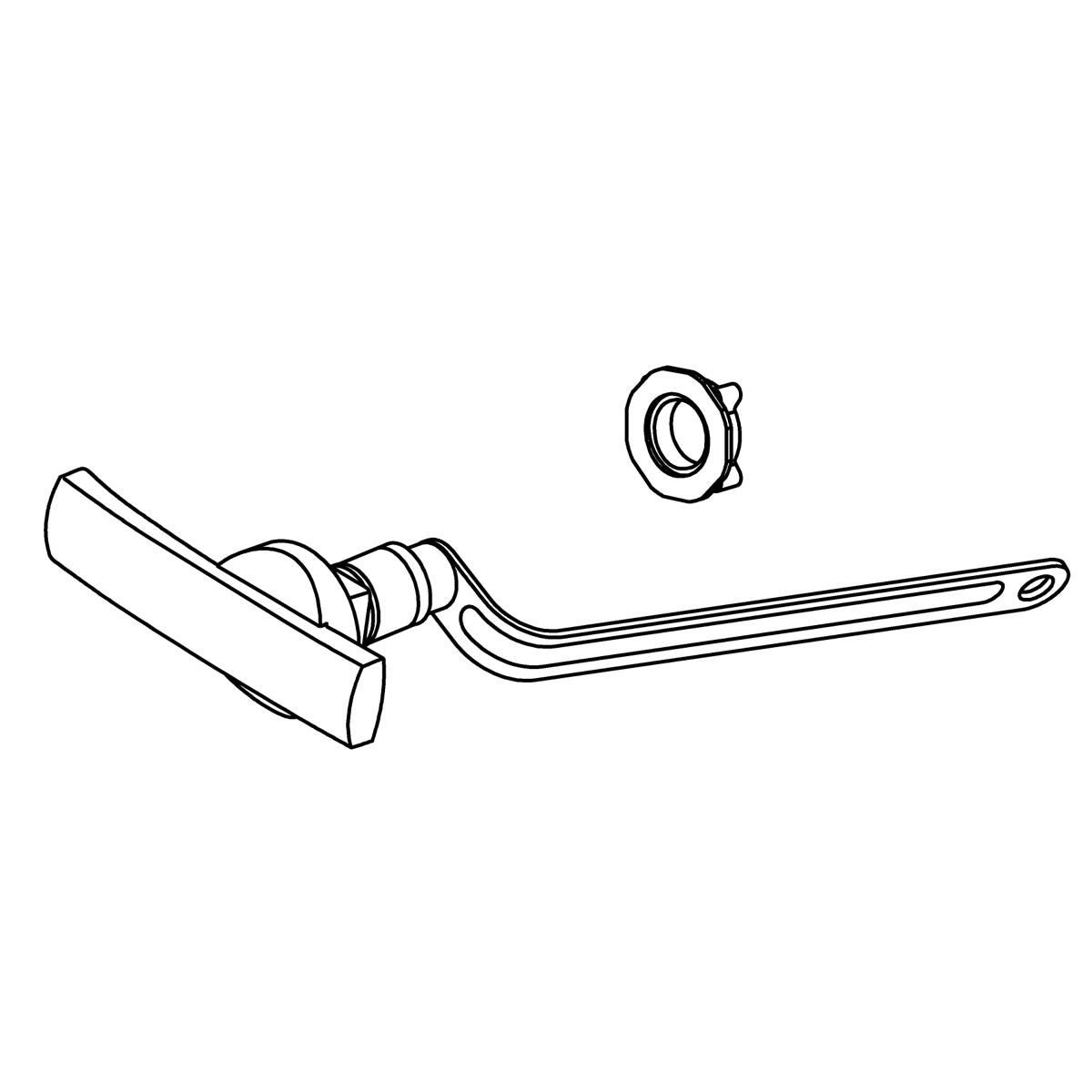 KOHLER K-1491046 Trip Lever Service Kit, R, polished chrome