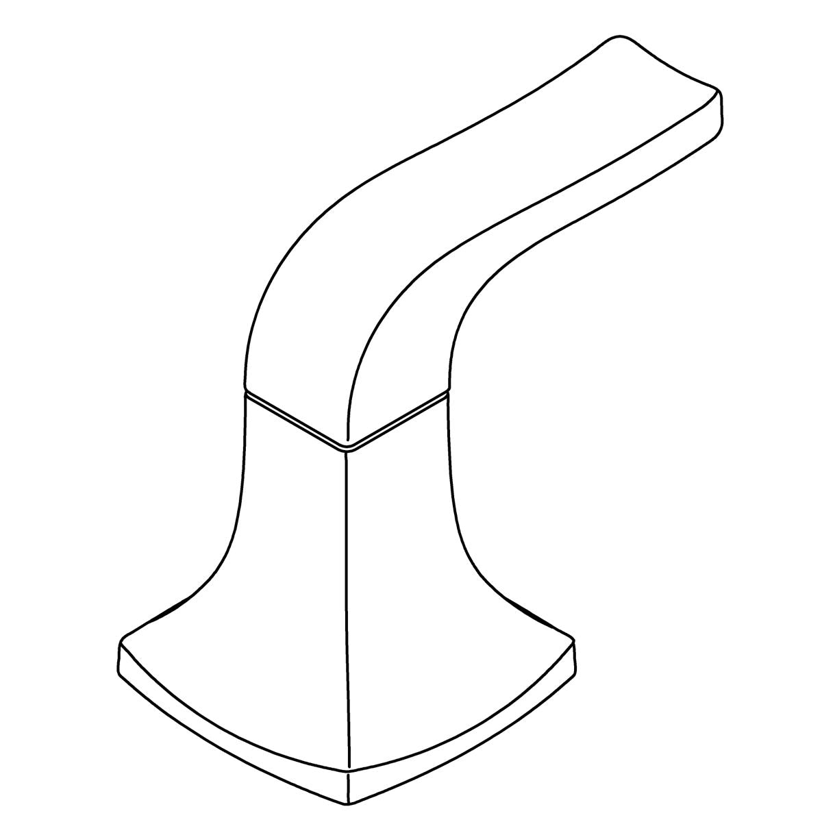 KOHLER K-1514628 Handle Lever Service Kit, vibrant brushed moderne brass
