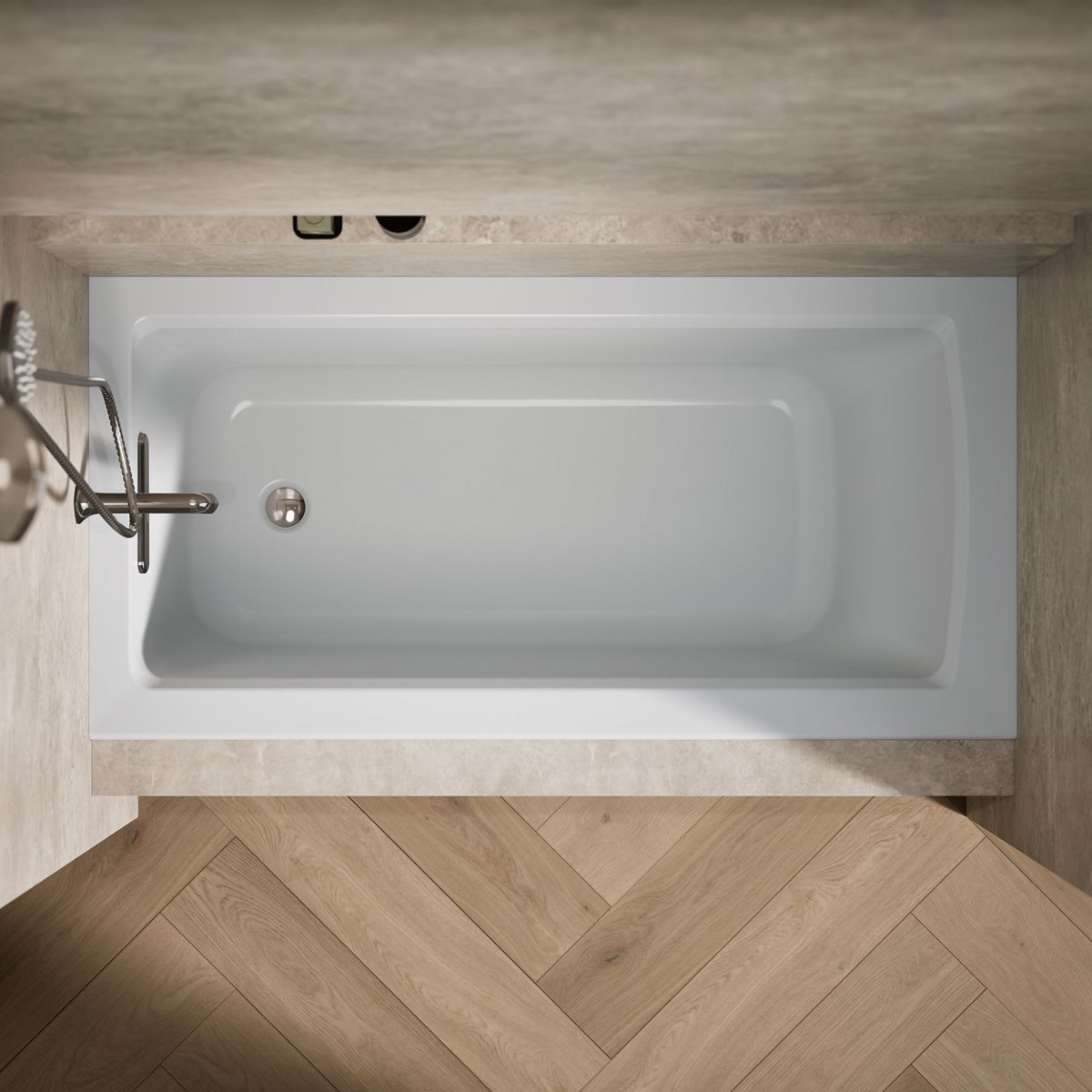 KOHLER K-1946-L Archer 60" x 30" alcove bath, left drain