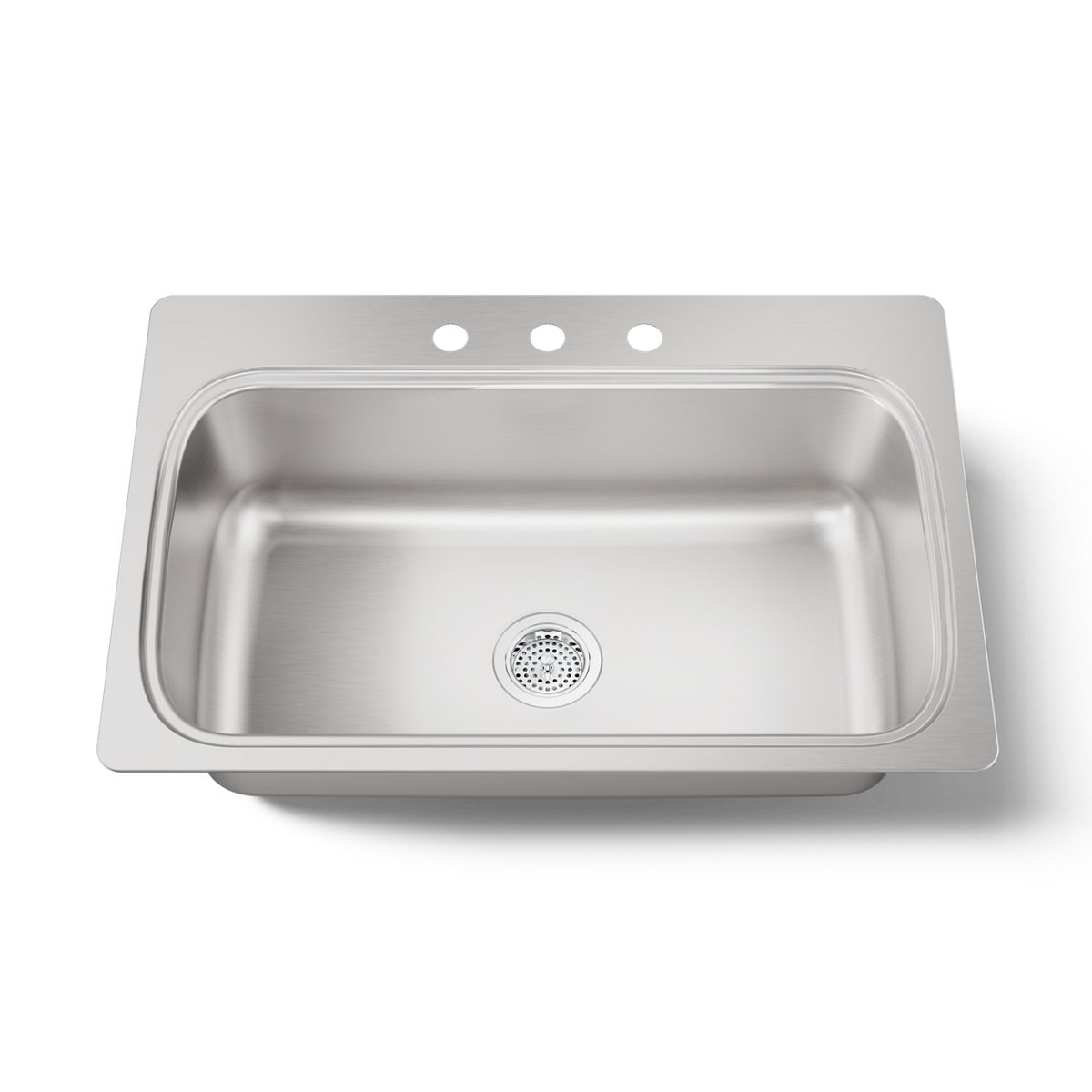KOHLER K-20060-3 Verse 33" top-mount single-bowl kitchen sink