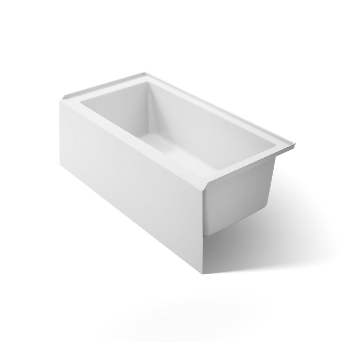 KOHLER K-20201-RA Underscore 60" x 30" alcove bath, right drain