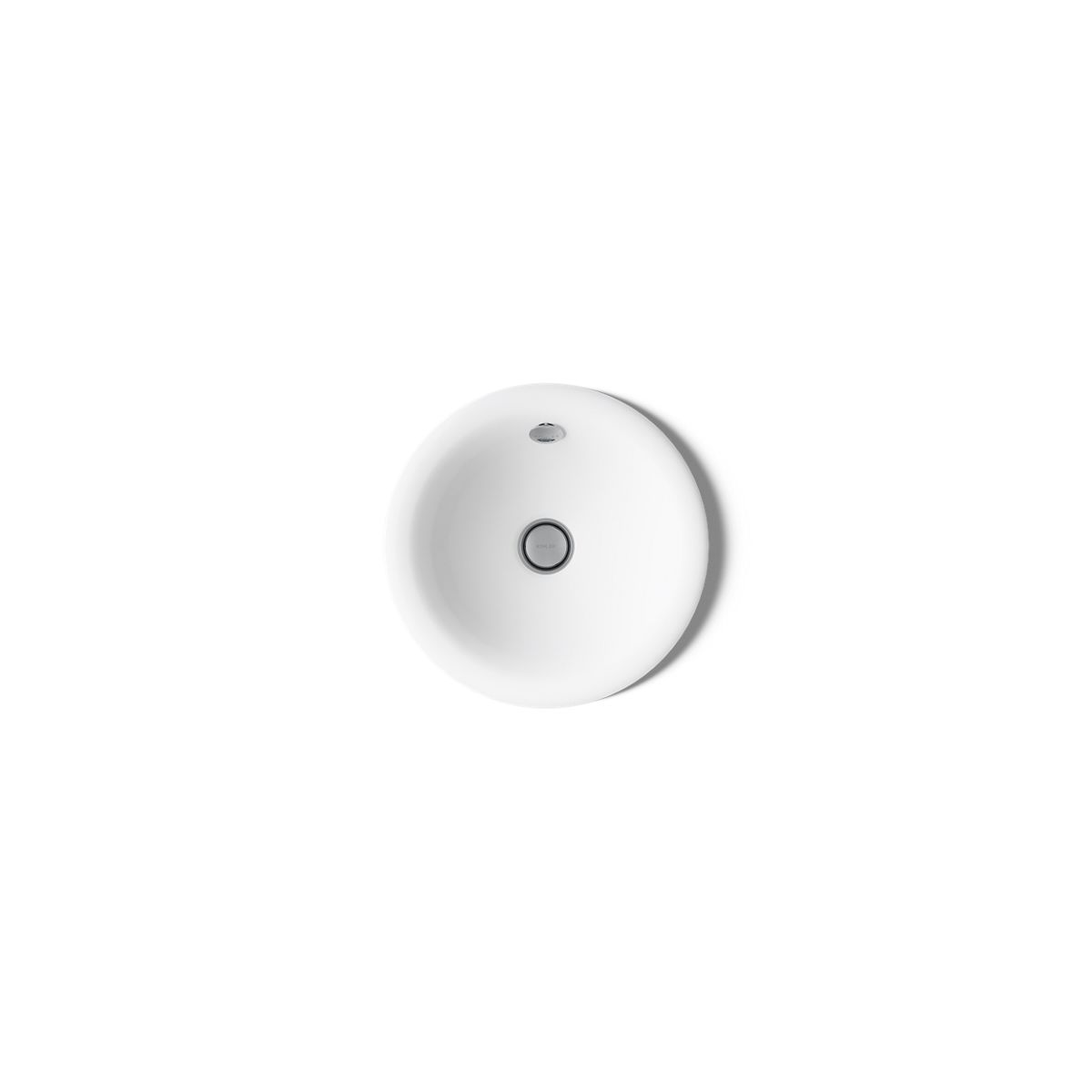 KOHLER K-20211 Iron Plains 12" round drop-in/undermount/vessel bathroom sink