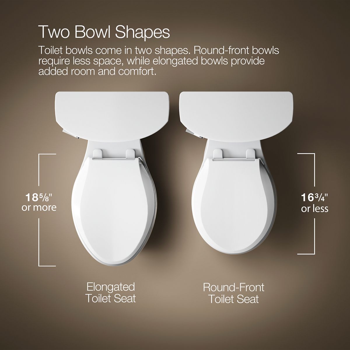 KOHLER K-25224 Highline Tall Two-piece elongated 1.28 gpf tall height toilet