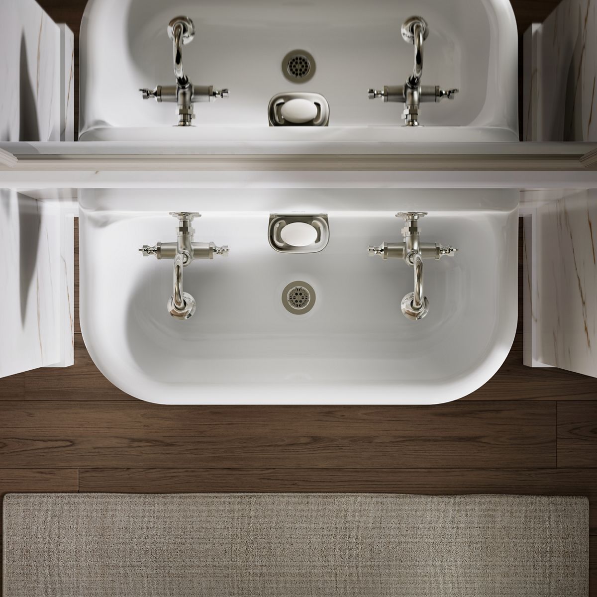 KOHLER K-3200 Brockway 36" wall-mount utility sink